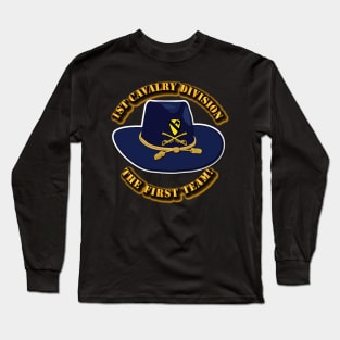 1st Cavalry Division - Cav Hat Long Sleeve T-Shirt